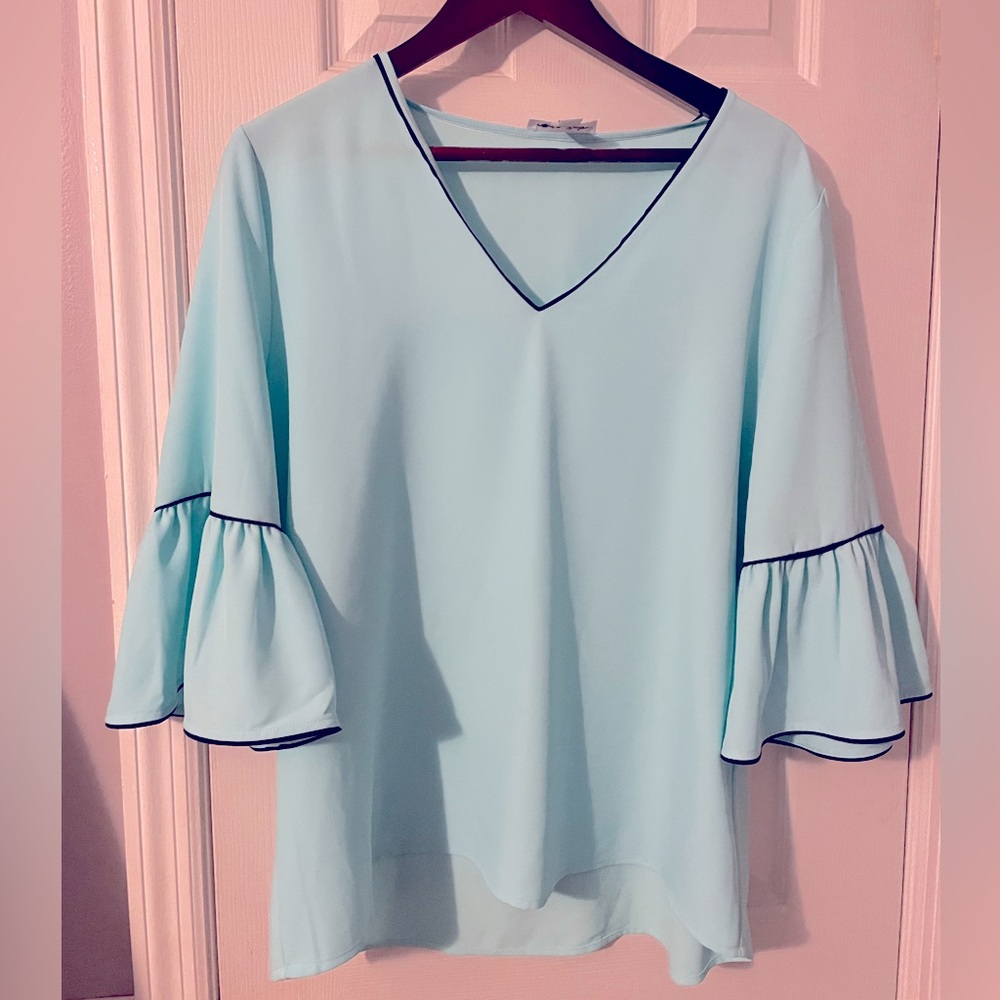 Women’s Turquoise blouse by Calvin Klein - size L